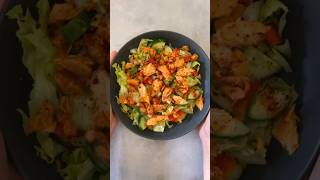 Easy Chicken Salad 🥗 / Weight loss lunch ideas #diet #shorts #healthyfood  #protein