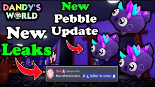 New Leaks New Pebble Update \u0026 a Healer Run (Sprout) Dandy's World Roblox