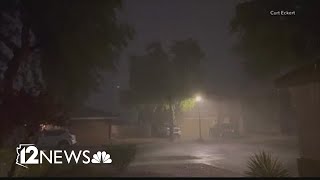 Monsoon storm hammers Phoenix area, flooding roads and knocking out power