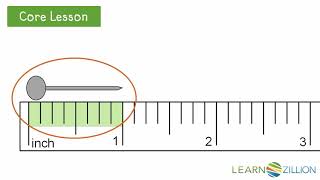 Measuring objects using whole, half, and quarter inches