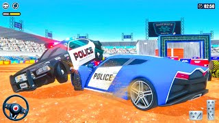US Police Monster Cars Crash Arena Derby Demolition 3D Simulator - Android Gameplay.