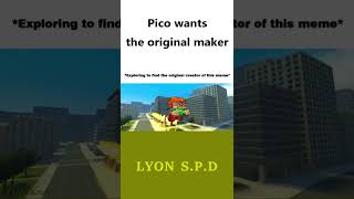 Pico wants the original maker gmod Pico's reaction 2 #shorts