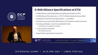 ETSI Activities Supporting OpenRAN and Open Radio Platform