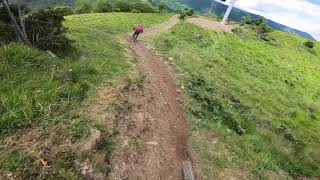 VTT enduro à Loudenvielle track SKYVALL