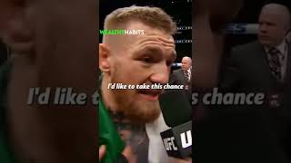 Conor McGregor gets a chance to apologies � but he prove that he is a legend