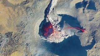 Evolution of the eruption in Iceland Geldingadalir