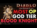 INSANE GOD TIER DAMAGE BLOOD KNIGHT BUILD! 2 MILLION+ DAMAGE A SECOND  DIABLO IMMORTAL