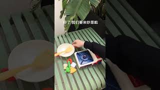 聲光仿真卡式瓦斯爐玩具 炒菜