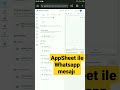 Send WhatsApp from Google Sheets & AppSheet (No Code)