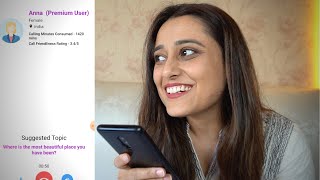 Use this app if you are a girl and want to practice English speaking only with other girls