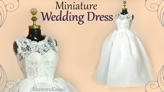 How to: Mini Wedding Dress - Doll / Barbie Tutorial