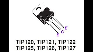 les  transistors tip120 121 122 125 126 127