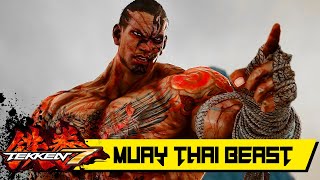 Fahkumram The Legendary Muay Thai Beast | Tekken 7 | Gamethetixxx