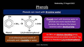 CIE Topic 32 Hydroxy Compounds REVISION