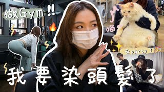 [VLOG 日常生活#3🤍]  ｜聖誕活動🎄染了新髮色💇🏻‍♀️｜Gym Room Routine🏋🏻‍♀️ ｜去了聖誕派對🎉 交換禮物居然…？！😱 ｜魔音唱K🎤｜卡姐 becalouest