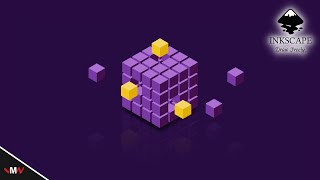 Isometric 3D Cube Illustration in Inkscape | Vector Artwork | Inkscape Tutorial