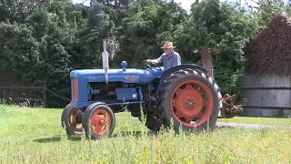 FORDSON POWER MAJOR AND IH FINGERBAR MOWER