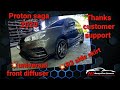 Thanks customer support Proton saga 2020 install universal pu front diffuser & side skirt r3.