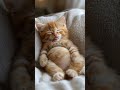 The kitten sleeps soundly #shorts #catlover #cutecat #kitten