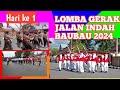 LOMBA GERAK JALAN INDAH HARI 1 KOTA BAUBAU  2024