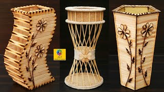 Best 3 Handmade Flower Vases for home Decoration | DIY Flower pot Ideas