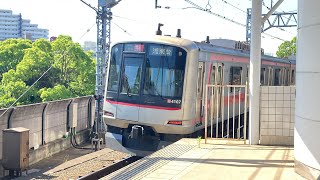 52K 東急東横線5050系4000番台4107F 急行湘南台行き　多摩川駅(TY-09)発車