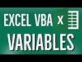 Excel VBA Tutorial for Beginners 34 - Variables in MS Excel VBA