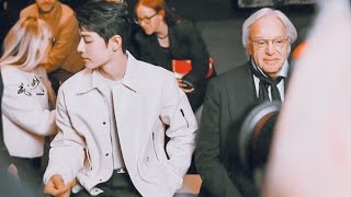 FULL CUT Xiao Zhan The Most Famous Man In Milan Fashion Week 2023 History | TOD'S