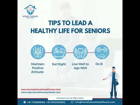 Tips for Living a Healthy Life for Seniors – Homely Hands Healthcare Elderly Care at Home