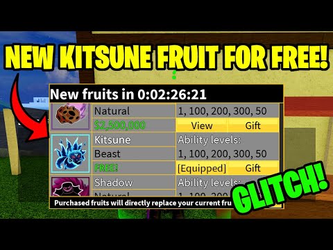 HOW TO GET KITSUNE FRUIT IN BLOX FRUITS FOR FREE! - YouTube