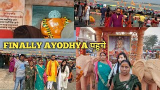 FINALLY AYODHYA HUM पहुचे | AYODHYA RAM MANDIR TOUR | HANUMAN GARHI TOUR किया HUMNE | AYODHYA #vlog