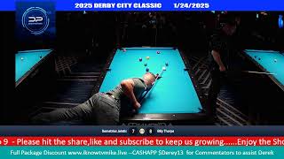 Derby City Classic 2025-Demetrius Jelatis V  Billy Thorpe-WNT 9 Ball-RD 8 -1/25/25 -