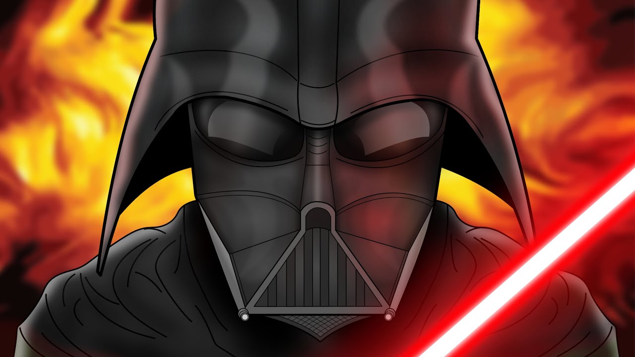 Cartoon Darth Vader