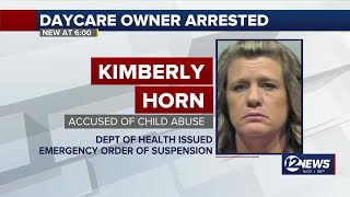 McPherson daycare arrested, charged with child abuse