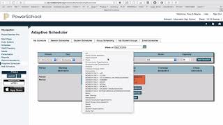 Adaptive Scheduler: Creating a session