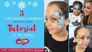 5 Holiday Quickie Face Painting Design Ideas