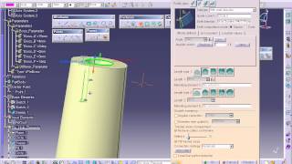 catia knowledge DVD ::: 74강 Surface개념으로 접근한 Pin Boss를 생성하는 PowerCopy예제 1