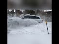 audi q7 fighting an uphill snow battle