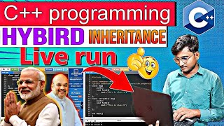 hybrid Inheritance using c++|hybrid Inheritance using java|#coding #c #shorts |what is Inheritance