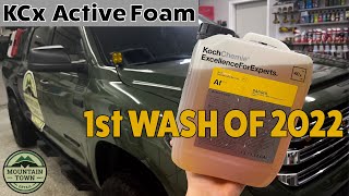 1st wash of 2022! The MtnTown Tundra washed w/ KCx Active Foam