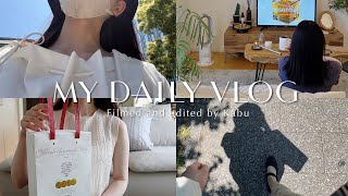 VLOG | 社会人の休日の過ごし方💻  | 詰め込み美容DAY🧘🏼‍♀️ | YouTubeの編集やSNS発信について(sub)