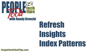 Refresh Insights Index Patterns
