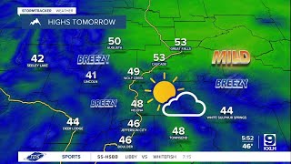 Mild with increasing clouds on Friday