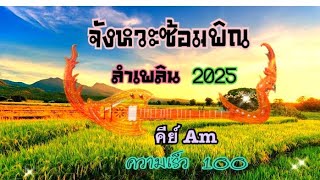 จังหวะซ้อมพิณ💞ลำเพลิน 2025 ความเร็ว 100 คีย์ Am (กลองโต๊ะๆเบสแน่นๆตึ้บๆ)💃ฟ้อนๆ…จ้วด