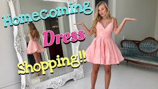 Shopping For The Perfect Homecoming Dress | Haul 2019 with Ella
