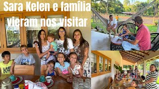 Sara Kelen e Família na Nossa casa! Foi uma Tarde Maravilhosa! Amei Conhecer Vocês!