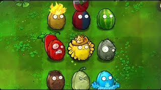 Ever-changing and bright Hybrid Plants 13 Vs  Zombies PvZ Plus pvz funny moments