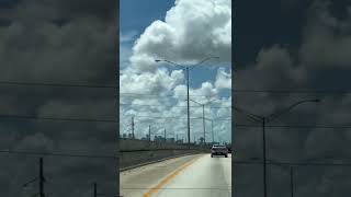 🌇 MIAMI from I-95 Highway 🚘 (MIAMI 2022) Florida, USA 🇺🇸❤️