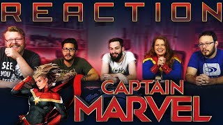 Captain Marvel -  Trailer REACTION!!
