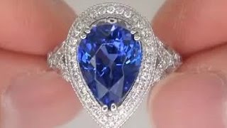 GIA Certified VVS D-Block Tanzanite \u0026 Diamond Ring - $2 Million Dollar Estate Auction